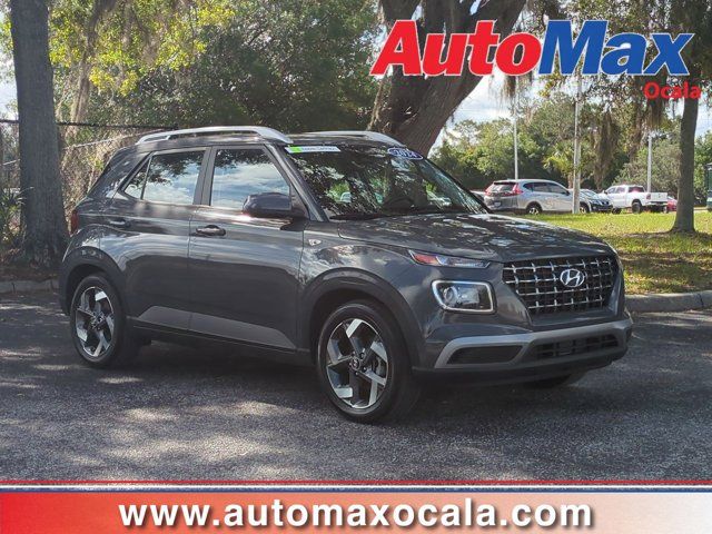 Ecotronic Gray 2024 Hyundai Venue SEL FWD SUV / Crossover Front-Wheel Drive Continuously Variable Transmission