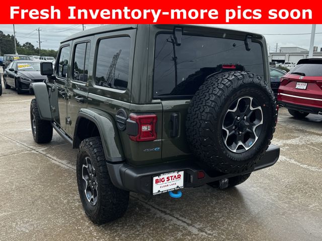 2023 Jeep Wrangler Rubicon 4xe Green at North Houston Mitsubishi