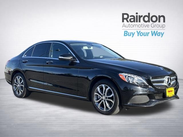Black 2015 Mercedes-Benz C-Class C 300 4MATIC Sedan All-Wheel Drive 7-Speed Automatic
