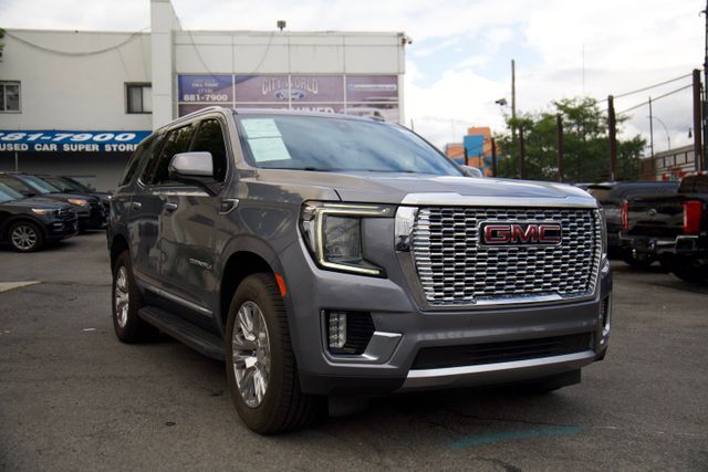Gray (Satin Steel Metallic) 2021 GMC Yukon SUV / Crossover Four-Wheel Drive 