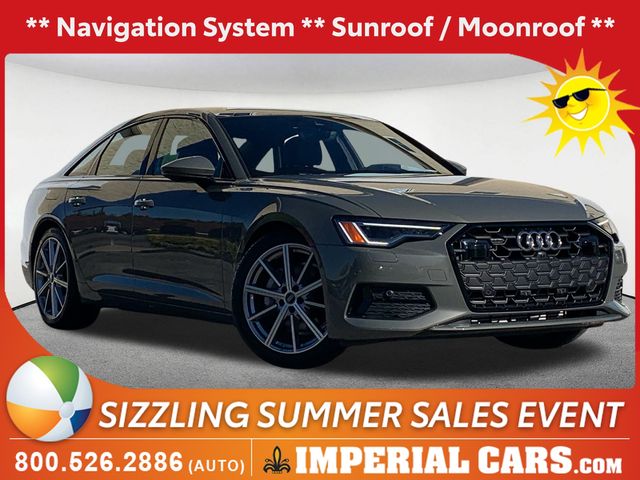 Magnet Gray 2025 Audi A6 quattro Premium 45 TFSI Sedan All-Wheel Drive Automatic