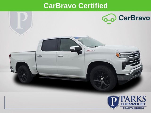 Summit White 2023 Chevrolet Silverado 1500 Pickup Truck Four-Wheel Drive Automatic