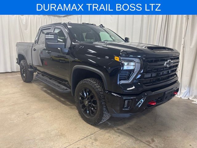 Black 2025 Chevrolet Silverado 2500HD Pickup Truck Four-Wheel Drive Automatic