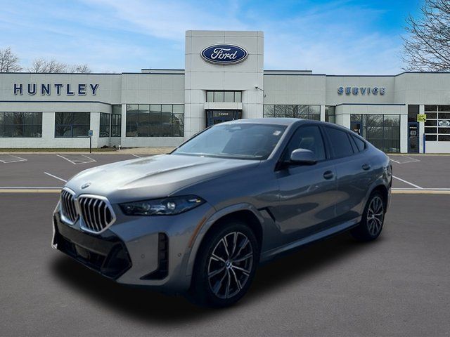 Gray Metallic 2025 BMW X6 SUV / Crossover All-Wheel Drive 8-Speed Automatic