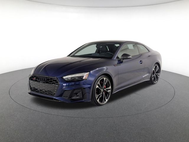 Navarra Blue Metallic 2023 Audi S5 3.0T quattro Prestige Coupe AWD Coupe All-Wheel Drive 8-Speed Automatic