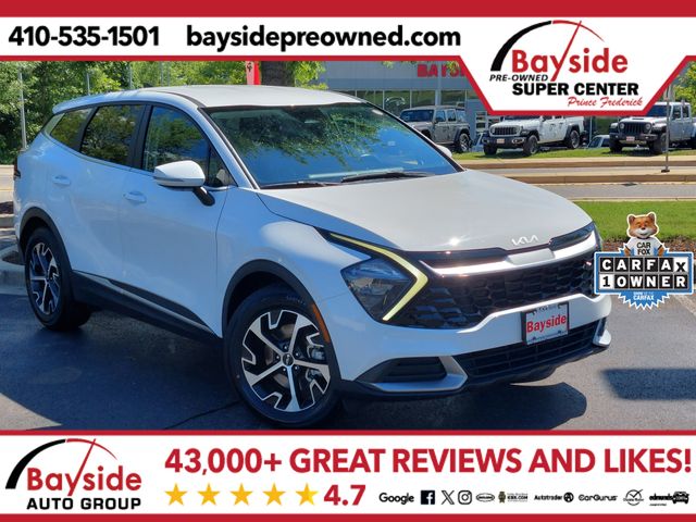 Glacial White Pearl 2023 Kia Sportage SUV / Crossover Front-Wheel Drive 8-Speed Automatic