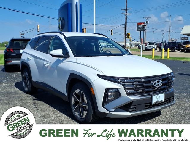 White Pearl 2025 Hyundai Tucson SEL FWD SUV / Crossover Front-Wheel Drive 8-Speed Automatic