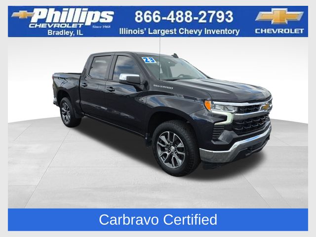 Dark Ash Metallic 2023 Chevrolet Silverado 1500 Pickup Truck Four-Wheel Drive 8-Speed Automatic