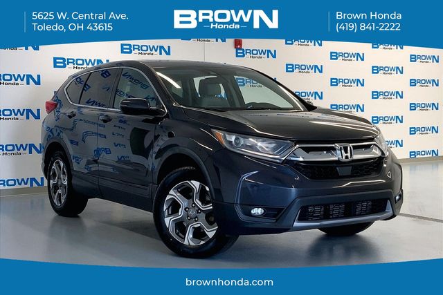 Gray (Gunmetal Metallic) 2018 Honda CR-V EX AWD SUV / Crossover All-Wheel Drive Continuously Variable Transmission