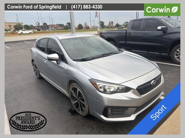 Ice Silver Metallic 2021 Subaru Impreza Wagon All-Wheel Drive Continuously Variable Transmission