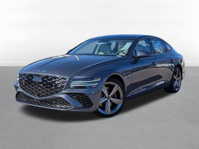 Ceres Blue 2026 Genesis G80 2.5T Sport Prestige AWD Sedan All-Wheel Drive 8-Speed Automatic
