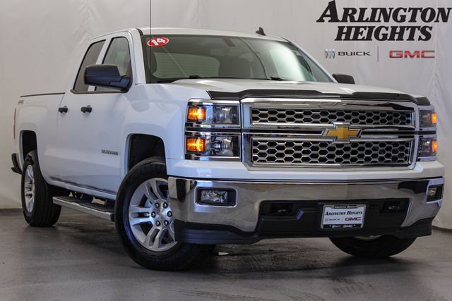 Summit White 2014 Chevrolet Silverado 1500 Pickup Truck Four-Wheel Drive 6-Speed Automatic Overdrive