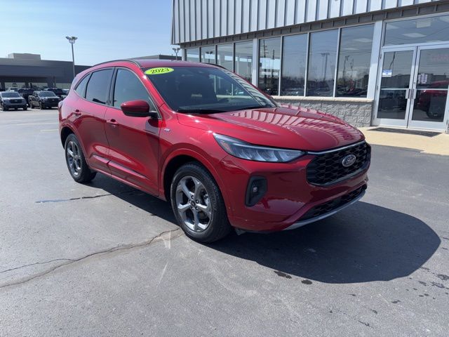 Rapid Red Metallic Tinted Clearcoat 2023 Ford Escape Hybrid ST-Line Select AWD SUV / Crossover All-Wheel Drive Continuously Variable Transmission