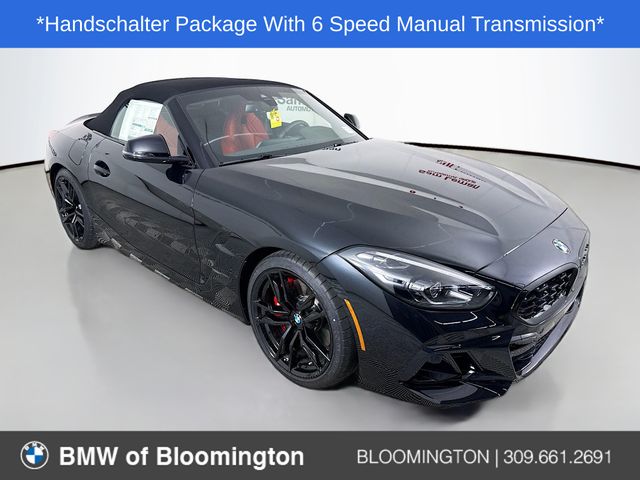Black Sapphire Metallic 2026 BMW Z4 Convertible Rear-Wheel Drive Manual