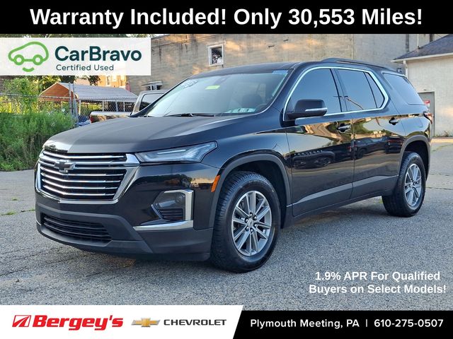 Mosaic Black Metallic 2023 Chevrolet Traverse SUV / Crossover Four-Wheel Drive 9-Speed Automatic