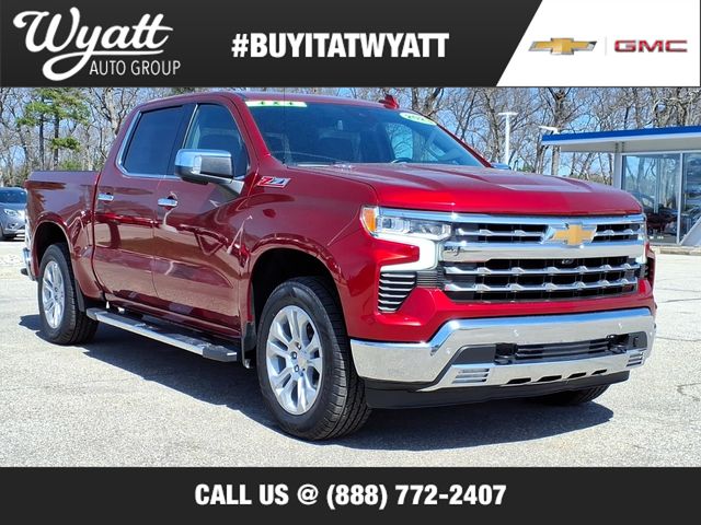 Radiant Red Tintcoat 2023 Chevrolet Silverado 1500 LTZ Crew Cab 4WD Pickup Truck Four-Wheel Drive Automatic