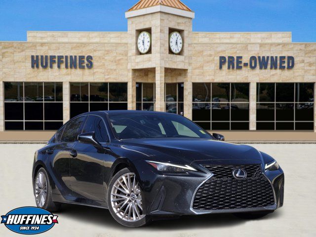Black (Caviar) 2022 Lexus IS Sedan Rear-Wheel Drive 8-Speed Automatic
