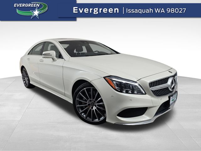 designo Diamond White Metallic 2017 Mercedes-Benz CLS 550 4MATIC Sedan All-Wheel Drive 9-Speed Automatic