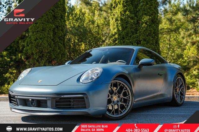 Green 2020 Porsche 911 Carrera 4S Coupe AWD Coupe All-Wheel Drive
