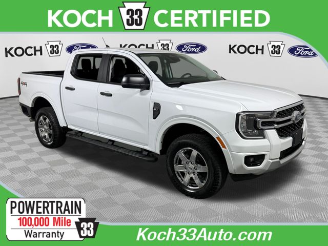 Oxford White 2025 Ford Ranger Pickup Truck Four-Wheel Drive Automatic