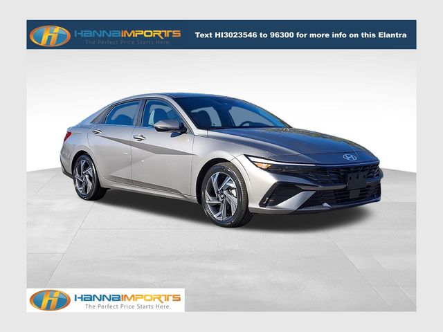 Fluid Metal 2024 Hyundai Elantra Hybrid Limited FWD Sedan Front-Wheel Drive 6-Speed Dual Clutch