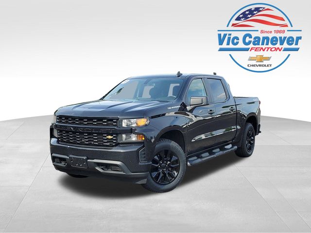 2019 Chevrolet Silverado 1500 Custom Crew Cab 4WD Negro Camioneta Todo terreno 6 velocidades Automática marcha alta