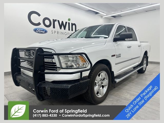 Bright White Clearcoat 2015 RAM 1500 Lone Star Crew Cab 4WD Pickup Truck Four-Wheel Drive 8-Speed Automatic