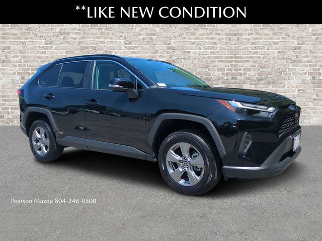 Midnight Black Metallic 2025 Toyota RAV4 Hybrid SUV / Crossover All-Wheel Drive Continuously Variable Transmission
