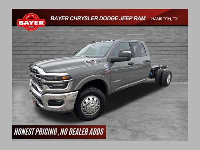 Gray Clearcoat 2026 RAM 3500 Chassis Pickup Truck Four-Wheel Drive 8-Speed Automatic
