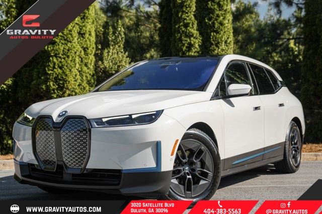 Alpine White 2023 BMW iX SUV / Crossover All-Wheel Drive Automatic