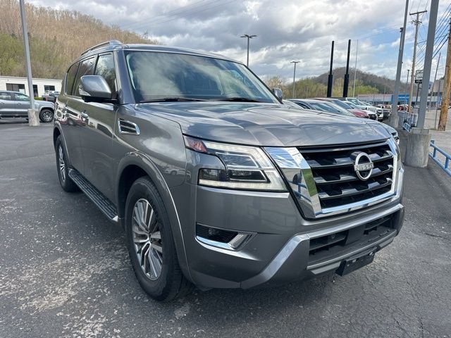 Gray (Gun Metallic) 2024 Nissan Armada SL 4WD SUV / Crossover Four-Wheel Drive 7-Speed Automatic