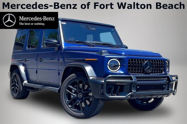 Blue 2025 Mercedes-Benz G-Class AMG G 63 4MATIC SUV / Crossover All-Wheel Drive 9-Speed Automatic