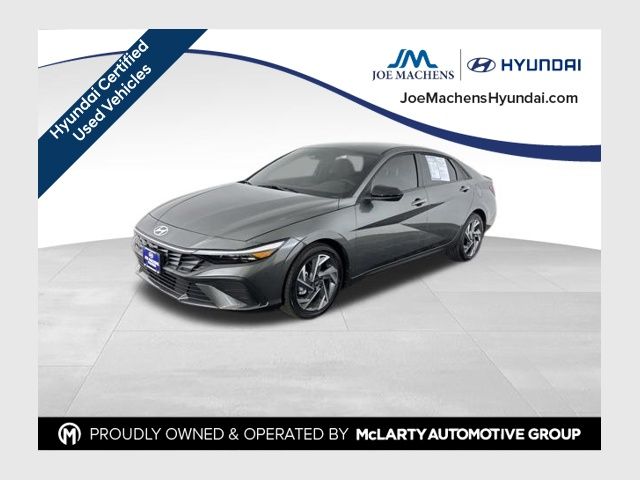 Amazon Gray 2025 Hyundai Elantra Sedan Front-Wheel Drive Continuously Variable Transmission