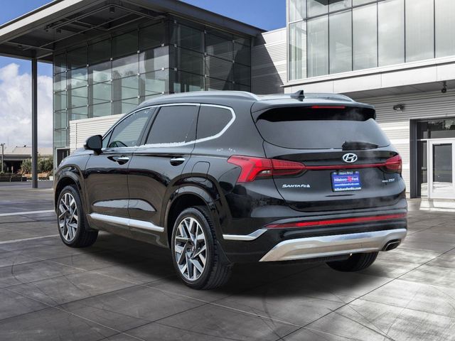 2021 Twilight Black Hyundai Santa Fe Calligraphy AWD SUV