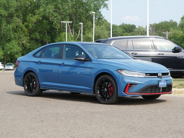 Monterey Blue Pearl w/Deep Black Roof 2026 Volkswagen Jetta GLI Sedan Front-Wheel Drive 6-Speed Manual