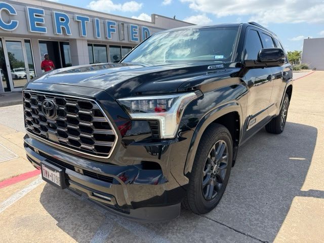 Midnight Black Metallic 2024 Toyota Sequoia SUV / Crossover Four-Wheel Drive Automatic