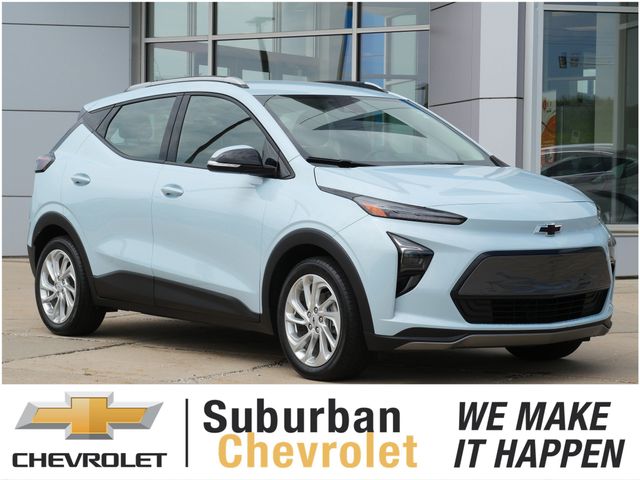 Tide Metallic (Ice Blue) 2023 Chevrolet Bolt EUV LT FWD Hatchback Front-Wheel Drive 1-Speed Automatic