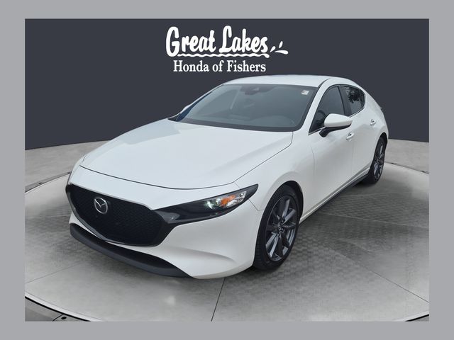 Snowflake White Pearl Mica 2019 Mazda MAZDA3 Hatchback FWD Sedan Front-Wheel Drive 6-Speed Automatic