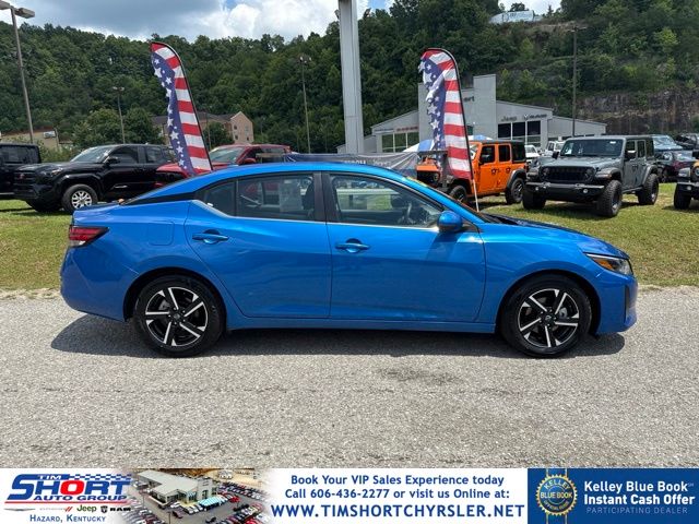 Electric Blue Metallic 2025 Nissan Sentra Sedan Front-Wheel Drive Continuously Variable Transmission