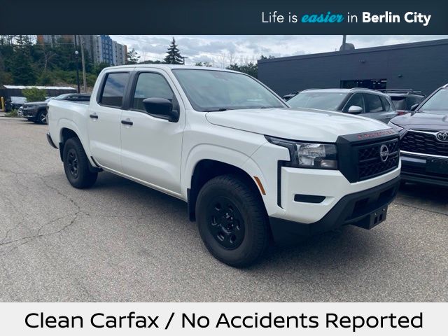 Glacier White 2024 Nissan Frontier Pickup Truck Four-Wheel Drive 9-Speed Automatic Overdrive
