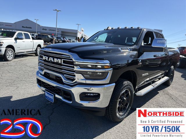 Diamond Black 2026 RAM 2500 Laramie Crew Cab 4WD Pickup Truck Four-Wheel Drive 8-Speed Automatic