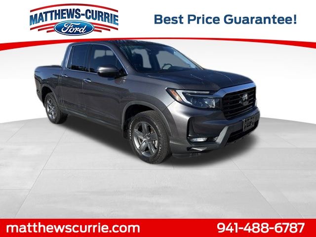 Sonic Gray Pearl 2023 Honda Ridgeline RTL-E AWD Pickup Truck All-Wheel Drive 9-Speed Automatic