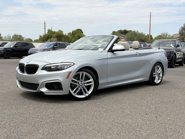 Glacier Silver Metallic 2016 BMW 2 Series Convertible Rear-Wheel Drive 8-Speed Automatic