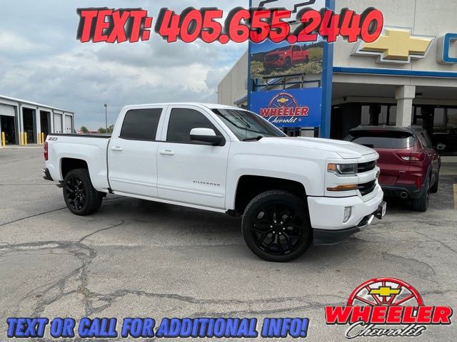 Summit White 2018 Chevrolet Silverado 1500 LT Crew Cab 4WD Pickup Truck Four-Wheel Drive 6-Speed Automatic Overdrive