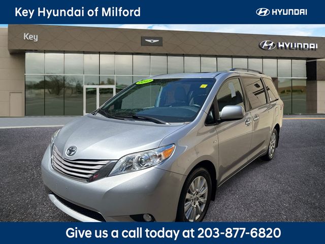 Predawn Gray Mica 2017 Toyota Sienna XLE Premium 7-Passenger AWD Minivan All-Wheel Drive 8-Speed Automatic