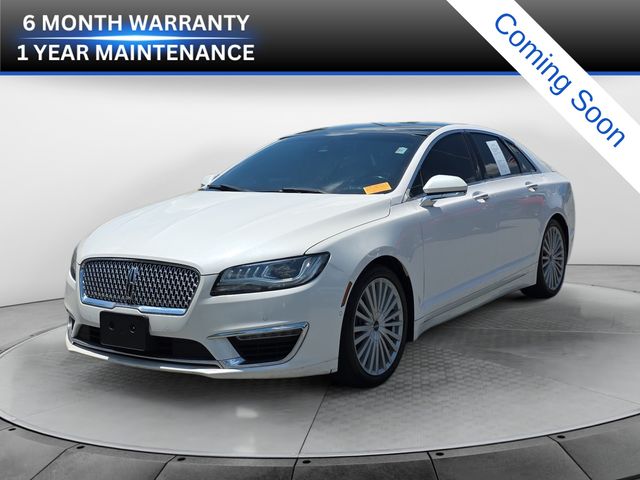 White Platinum Clearcoat Metallic 2017 Lincoln MKZ Sedan All-Wheel Drive 6-Speed Automatic