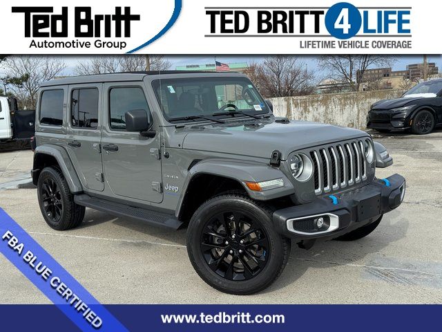 Sting-Gray Clearcoat 2023 Jeep Wrangler 4xe Sahara 4WD SUV / Crossover Four-Wheel Drive 8-Speed Automatic