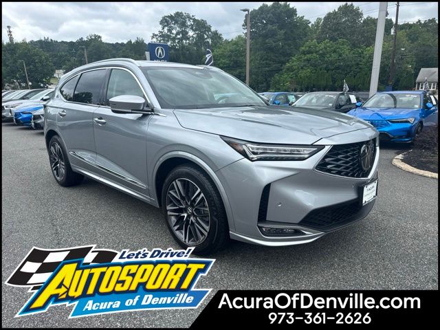 2026 Acura MDX Advance Package - Solar Silver Metallic exterior view 1