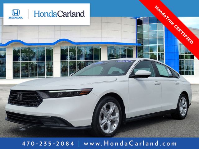 Platinum White Pearl 2024 Honda Accord Sedan Front-Wheel Drive Continuously Variable Transmission