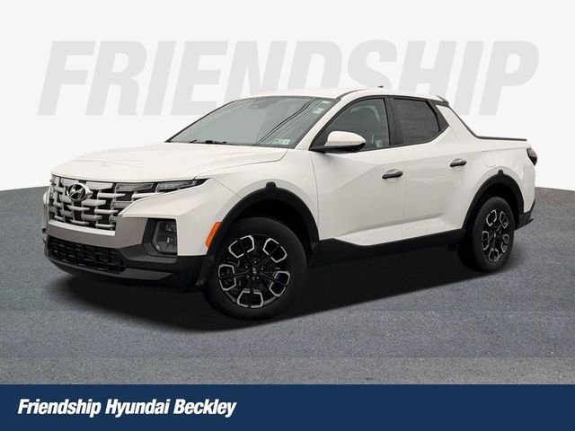 Atlas White 2024 Hyundai Santa Cruz SE Crew Cab AWD Pickup Truck All-Wheel Drive 8-Speed Automatic